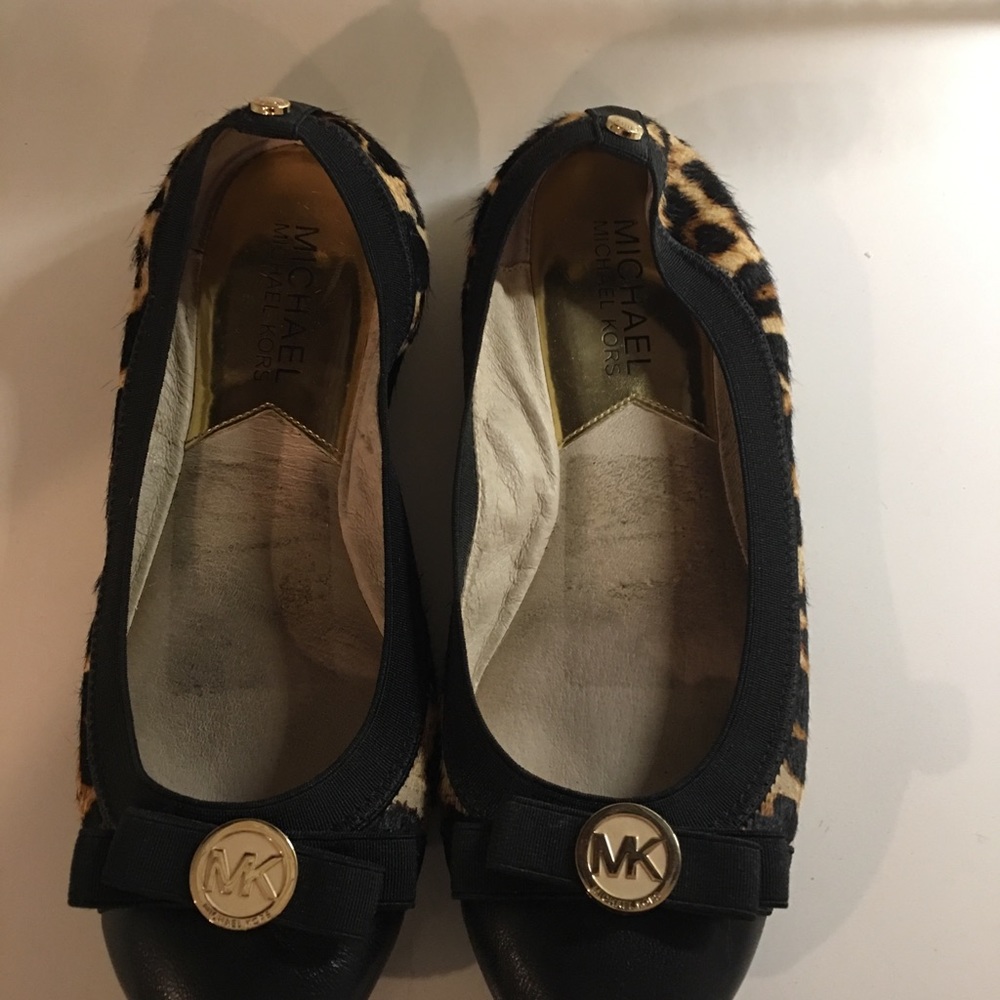 Michael Kors leopard print flats